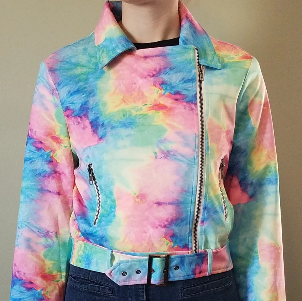 Tie Dye Rave Jacket - Picture 1 of 4